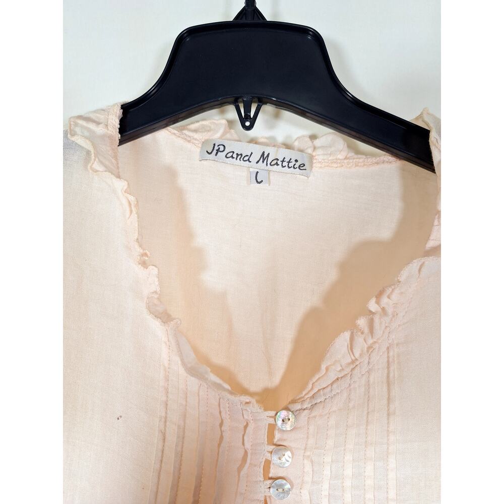 JP and Mattie Women's Tunic Top Light Pink Large - Picture 6 of 7
